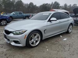 Salvage cars for sale at Mendon, MA auction: 2018 BMW 430XI Gran Coupe