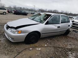 Carros salvage para piezas a la venta en subasta: 2002 Toyota Corolla CE