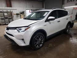 Toyota salvage cars for sale: 2018 Toyota Rav4 HV Limited