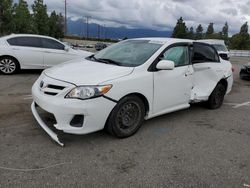 Salvage cars for sale at Rancho Cucamonga, CA auction: 2012 Toyota Corolla Base