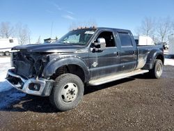 Salvage cars for sale from Copart Rocky View County, AB: 2012 Ford F450 Super Duty