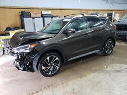 Salvage cars for sale at Kincheloe, MI auction: 2019 Hyundai Tucson Limited