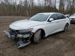 Salvage cars for sale from Copart Ontario Auction, ON: 2021 Honda Accord Touring