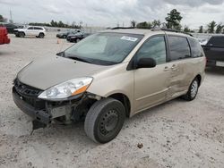 Vehiculos salvage en venta de Copart Houston, TX: 2006 Toyota Sienna CE