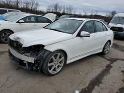 Mercedes-Benz C 300 4matic salvage cars for sale: 2013 Mercedes-Benz C 300 4matic