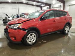 Salvage cars for sale at Avon, MN auction: 2015 Toyota Rav4 LE