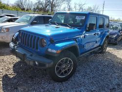 Jeep salvage cars for sale: 2021 Jeep Wrangler Unlimited Sport