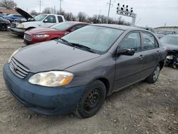 Toyota salvage cars for sale: 2003 Toyota Corolla CE