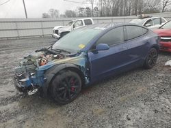 Salvage cars for sale from Copart Gastonia, NC: 2022 Tesla Model 3