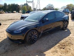 Salvage cars for sale at China Grove, NC auction: 2021 Tesla Model 3