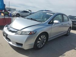 Honda salvage cars for sale: 2010 Honda Civic EXL