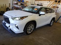 Salvage cars for sale at Ham Lake, MN auction: 2022 Toyota Highlander Limited