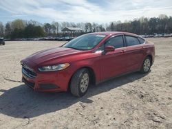 Salvage cars for sale at Charles City, VA auction: 2014 Ford Fusion S