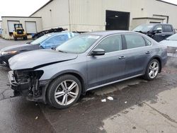 Salvage cars for sale at Woodburn, OR auction: 2014 Volkswagen Passat SE