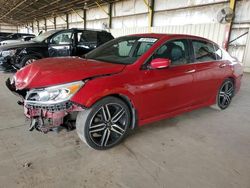 Salvage cars for sale at Phoenix, AZ auction: 2016 Honda Accord Sport