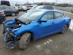 Salvage cars for sale at Indianapolis, IN auction: 2021 Nissan Sentra SV