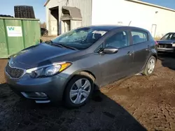 KIA salvage cars for sale: 2016 KIA Forte LX