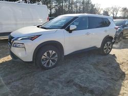 Salvage cars for sale at North Billerica, MA auction: 2021 Nissan Rogue SV