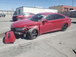 Salvage cars for sale from Copart Anthony, TX: 2020 Honda Accord Sport