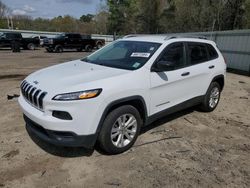 Jeep Cherokee Sport salvage cars for sale: 2015 Jeep Cherokee Sport