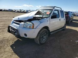 Salvage cars for sale at Brighton, CO auction: 2003 Nissan Frontier Crew Cab XE