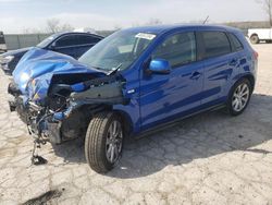 Salvage cars for sale at Kansas City, KS auction: 2015 Mitsubishi Outlander Sport ES