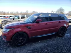 Salvage cars for sale from Copart Hillsborough, NJ: 2017 Land Rover Range Rover Sport SE