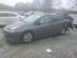 Salvage cars for sale from Copart North Billerica, MA: 2017 Toyota Prius