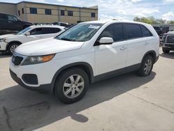 Salvage cars for sale at Wilmer, TX auction: 2011 KIA Sorento Base