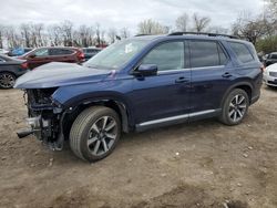 Salvage cars for sale from Copart Baltimore, MD: 2024 Honda Pilot Elite