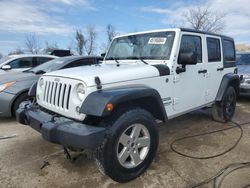 Jeep salvage cars for sale: 2014 Jeep Wrangler Unlimited Sport