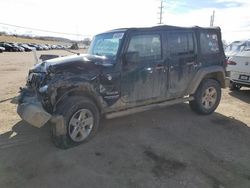 Salvage cars for sale at Colorado Springs, CO auction: 2016 Jeep Wrangler Unlimited Sport