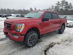 Ford salvage cars for sale: 2021 Ford F150 Supercrew