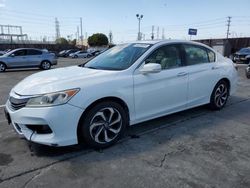 Honda Accord EXL salvage cars for sale: 2016 Honda Accord EXL