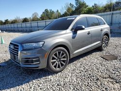 Salvage cars for sale from Copart Memphis, TN: 2017 Audi Q7 Premium Plus