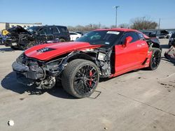 Salvage cars for sale from Copart Wilmer, TX: 2017 Chevrolet Corvette Z06 1LZ