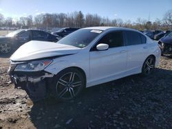 Salvage cars for sale from Copart Chalfont, PA: 2017 Honda Accord Sport