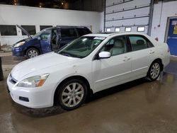 Salvage cars for sale from Copart Blaine, MN: 2006 Honda Accord EX