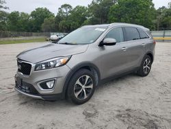 KIA Sorento EX salvage cars for sale: 2017 KIA Sorento EX