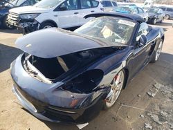 Salvage cars for sale at New Britain, CT auction: 2022 Porsche Boxster S