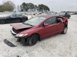 Salvage cars for sale at Loganville, GA auction: 2010 Honda Civic LX
