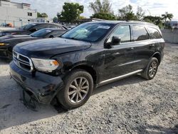 Salvage cars for sale from Copart Opa Locka, FL: 2017 Dodge Durango SXT