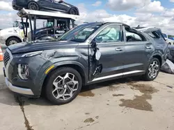 Salvage cars for sale at Grand Prairie, TX auction: 2021 Hyundai Palisade Calligraphy