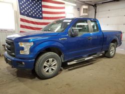 Salvage cars for sale from Copart Lyman, ME: 2017 Ford F150 Super Cab