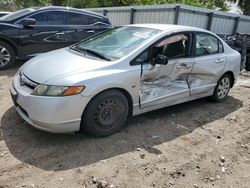 Salvage cars for sale from Copart Riverview, FL: 2007 Honda Civic LX