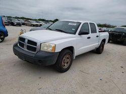 Salvage trucks for sale at San Antonio, TX auction: 2006 Dodge Dakota Quattro
