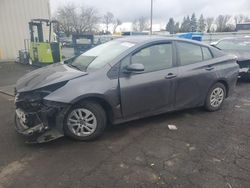 Salvage cars for sale at Woodburn, OR auction: 2016 Toyota Prius