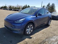 Salvage cars for sale at Denver, CO auction: 2022 Tesla Model Y