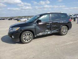 Salvage cars for sale at Grand Prairie, TX auction: 2016 Nissan Pathfinder S