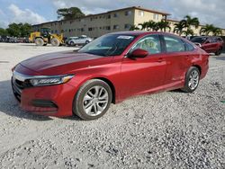 Salvage cars for sale from Copart Opa Locka, FL: 2019 Honda Accord LX